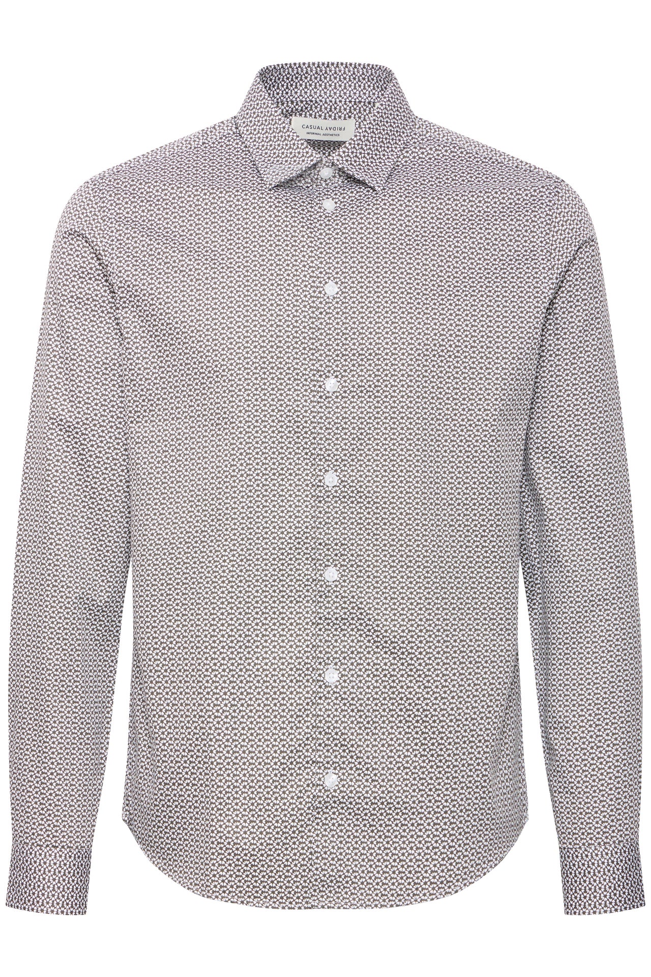 Camisa Casual De Cuello Solapa De Mezclilla Para Hombre