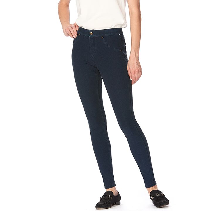 HUE 21254 Fleece Lined Denim Legging 2 colours Boutique Windrush